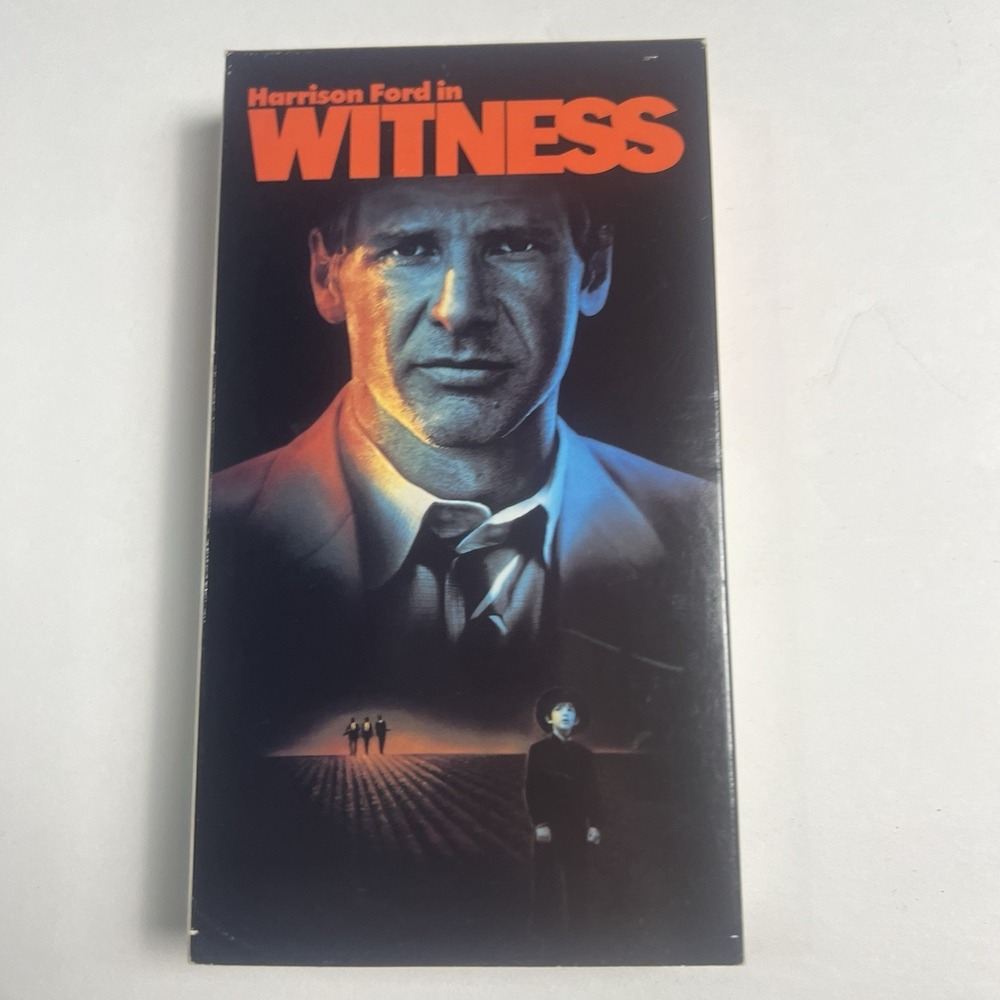 Witness VHS VCR Movie Kelly Mcgillis Harrison Ford